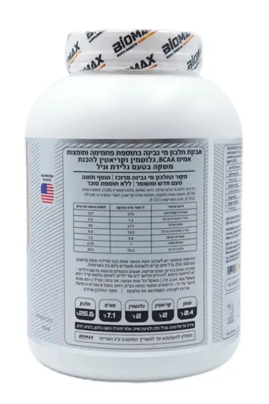 Biomax Super Protein: התוסף המרשים לבניית שרירים ושדרוג הביצועים