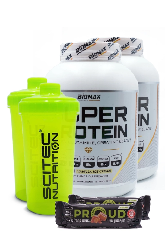 ביומקס סופר פרוטאין וואי פרימיום 2 ק"ג / Biomax super protein