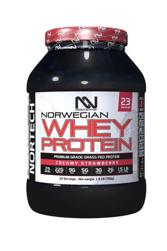 אבקת חלבון מי גבינה נורטק נוטרישן 700 גרם / Nortech Nutrition WHEY