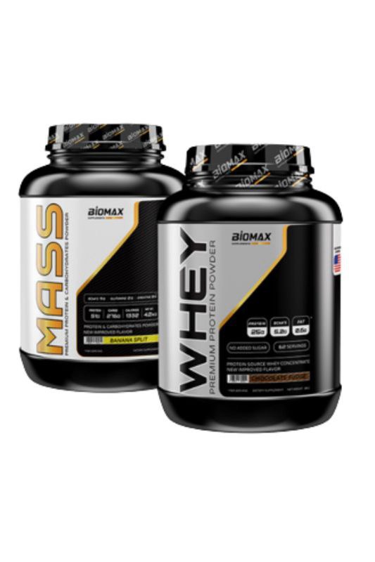 מבצע אבקת חלבון+גיינר ביומקס כשר