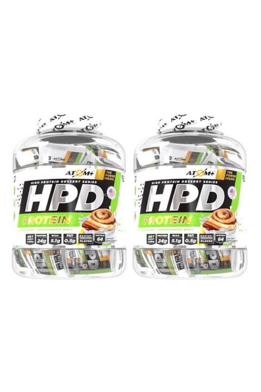 זוג אבקות חלבון אטום+ במנות אישיות (34 גרם למנה)