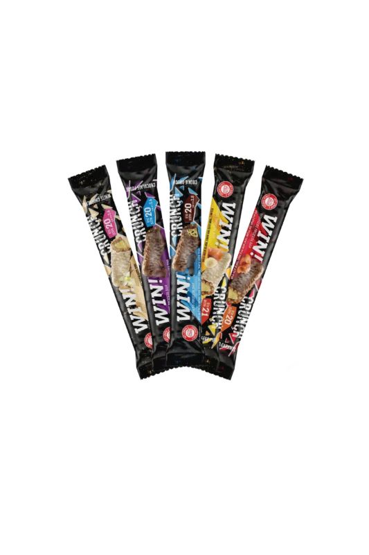 חטיף חלבון קראנץ של חברה ווין 20 גרם חלבון / Win Protein Bar Crunch