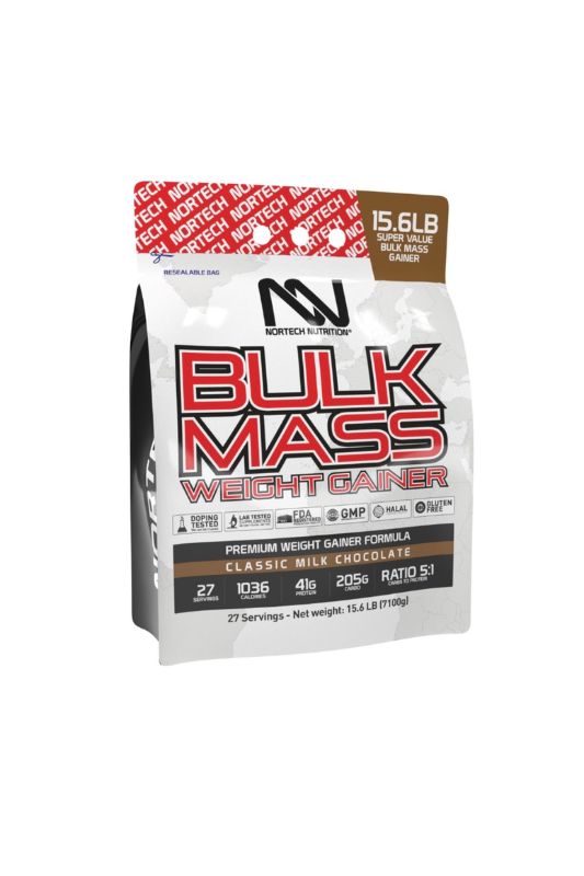 אבקה לעלייה במשקל של חברת נורטק \ Nortech Nutrition Bulk Mass Gainer